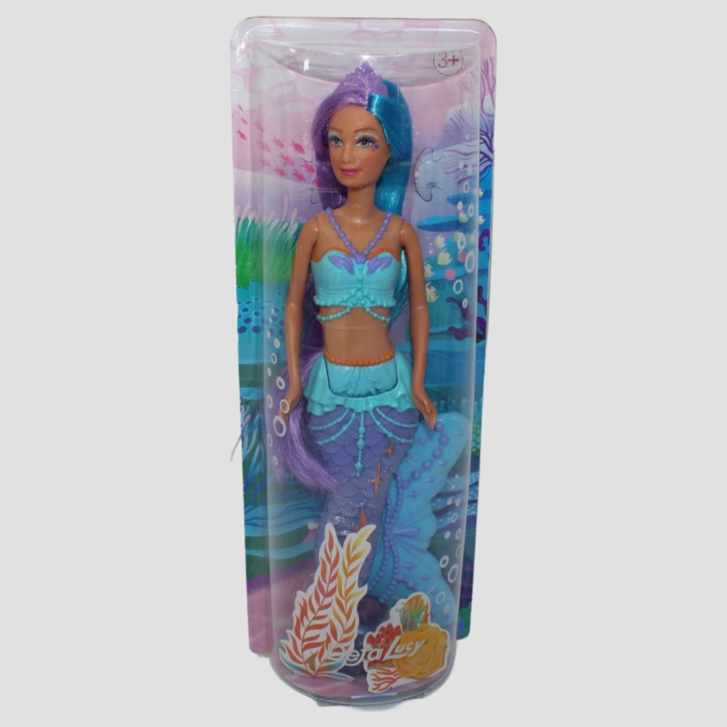 Defa Lucy Mermaid Doll  Blue/Purple