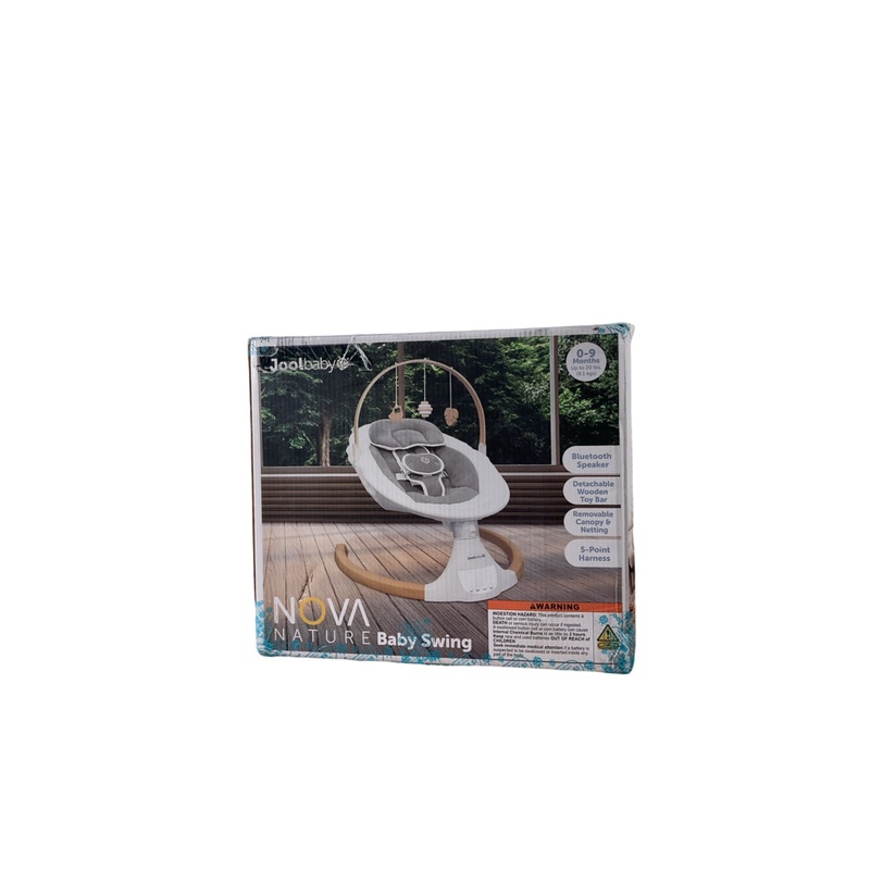 Jool Nova Nature Baby Swing, Wood/White