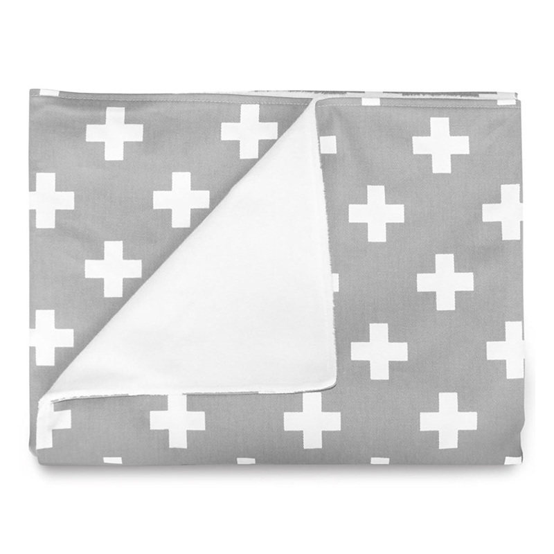 Olli + Lime Blanket – Grey Cross