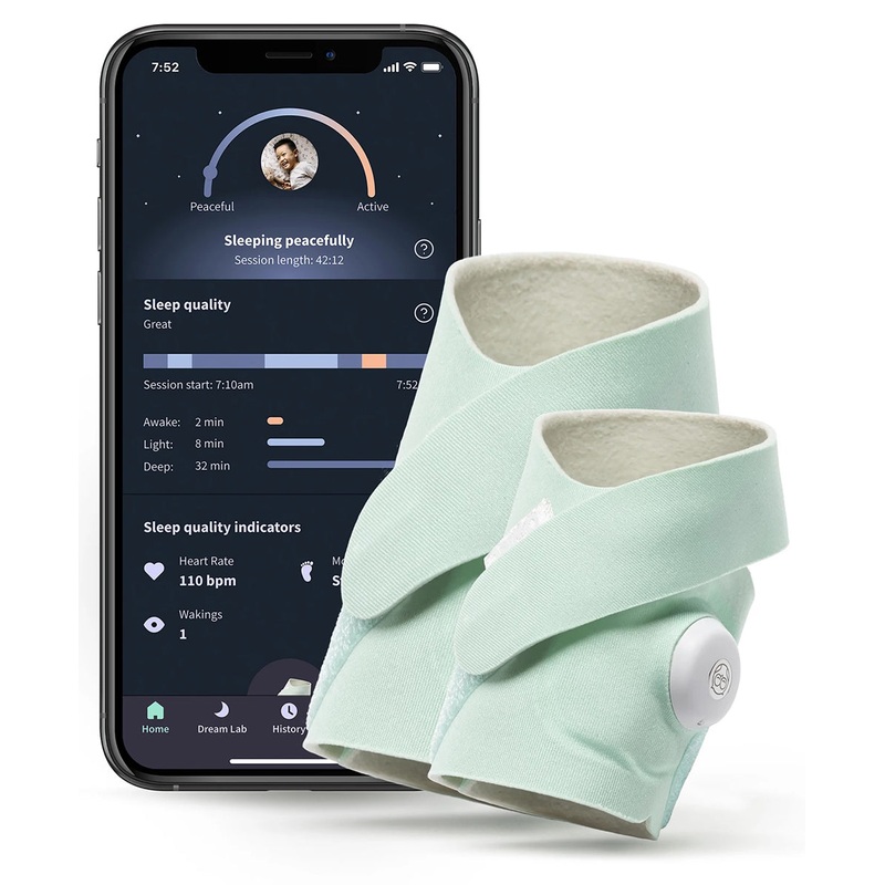 Owlet Dream Sock Plus Smart Baby Monitor – Mint