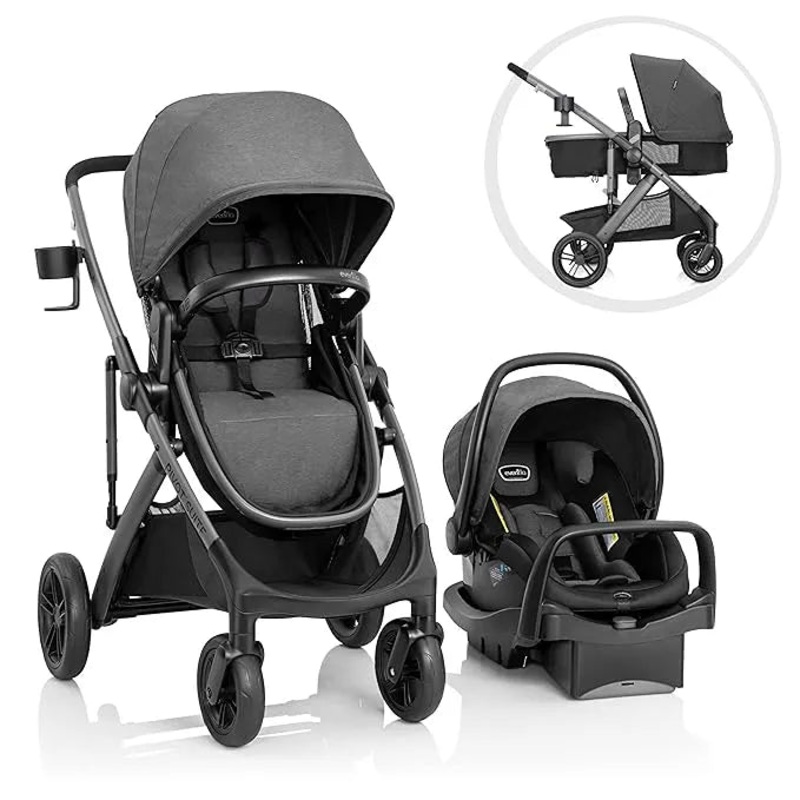 Pivot Suite Modular Travel System with LiteMax Infant Car Seat – Devon Gray
