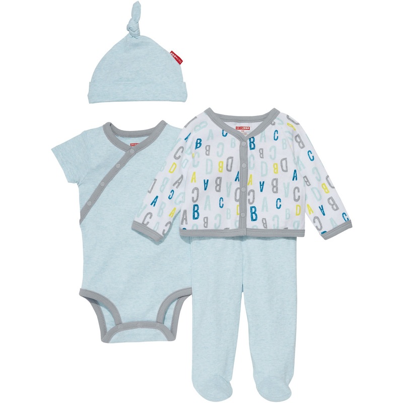 Skip Hop ABC-123 Welcome Home 4-Piece Set – Blue (Newborn)