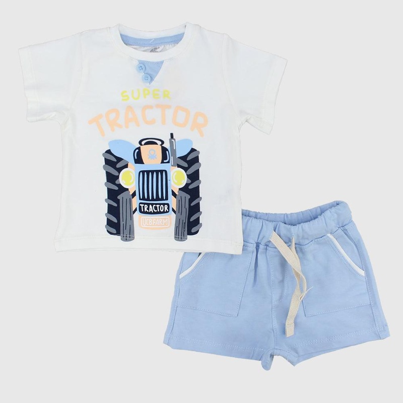 “Super Tractor” 2-Piece Outfit Set