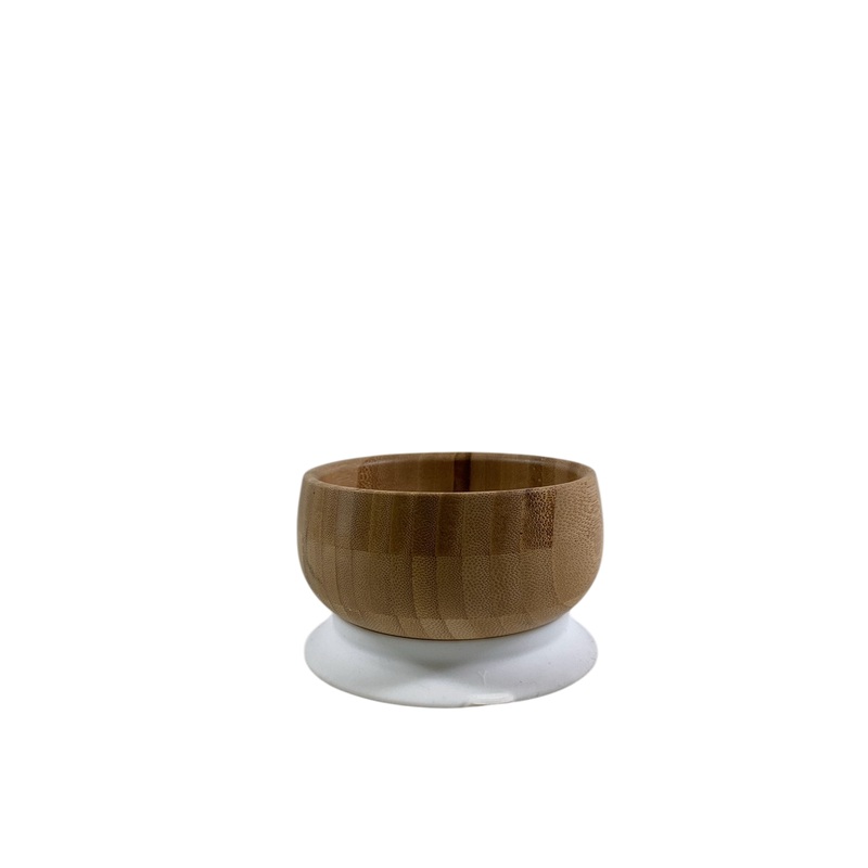 Avanchy Bamboo Bowl and Spoon Set, White