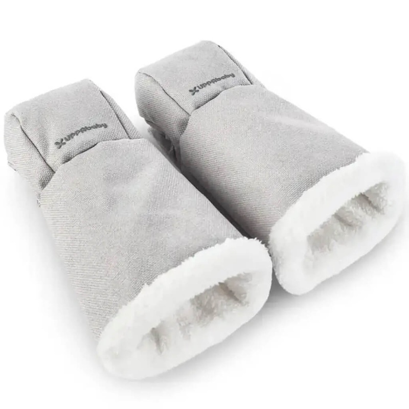 CozyHandmuffs – Savannah – Pearl Gray Jacquard