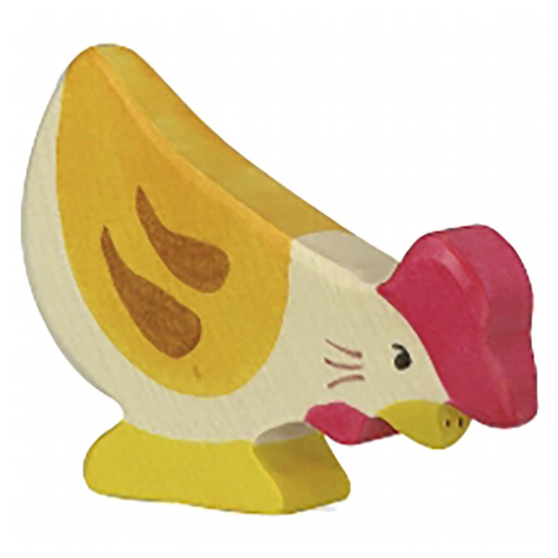Holztiger Wooden Animal Pecking Hen