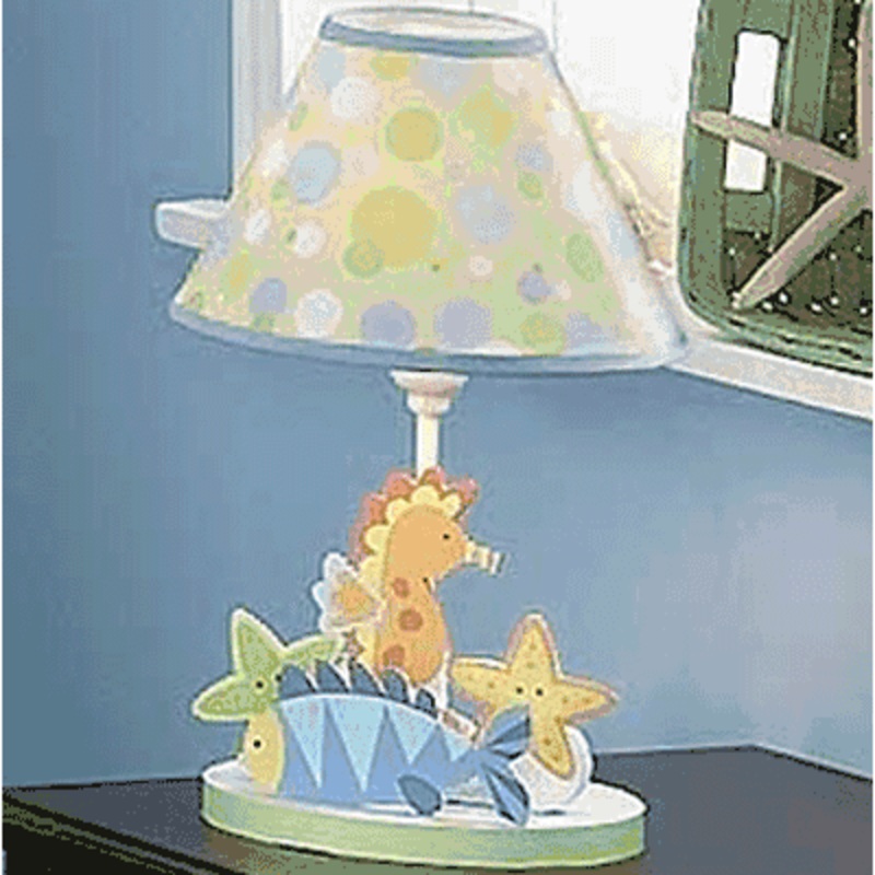 Lambs & Ivy Bubbles Lamp Base and Shade