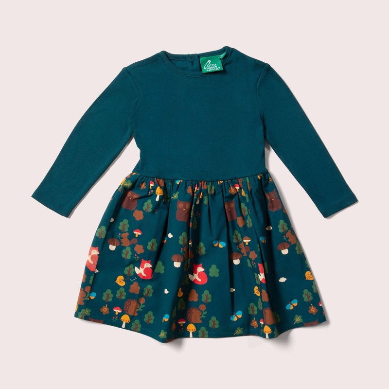 Little Green Radicals – Enchanted Forest Long Sleeve Twirler Dress