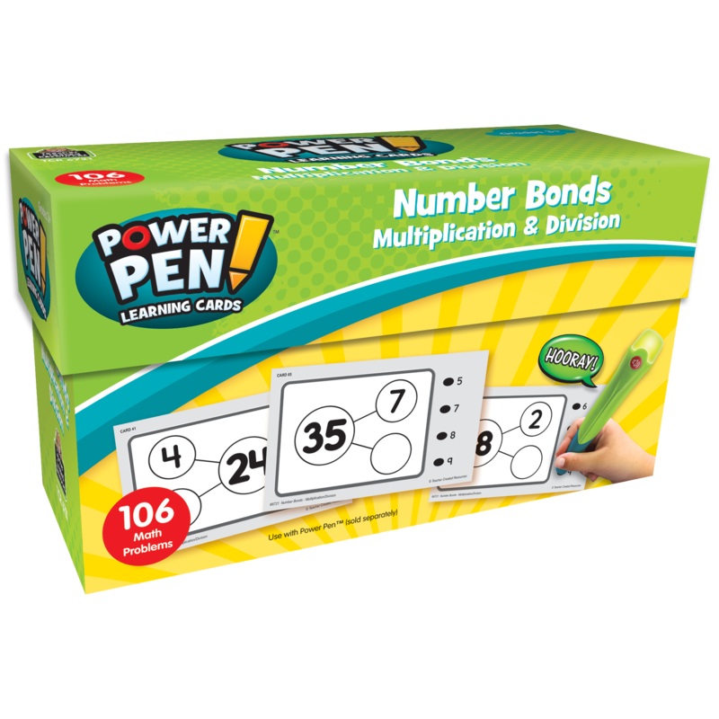 Power Pen Learning Cards: Number Bonds – Multiplication & Division