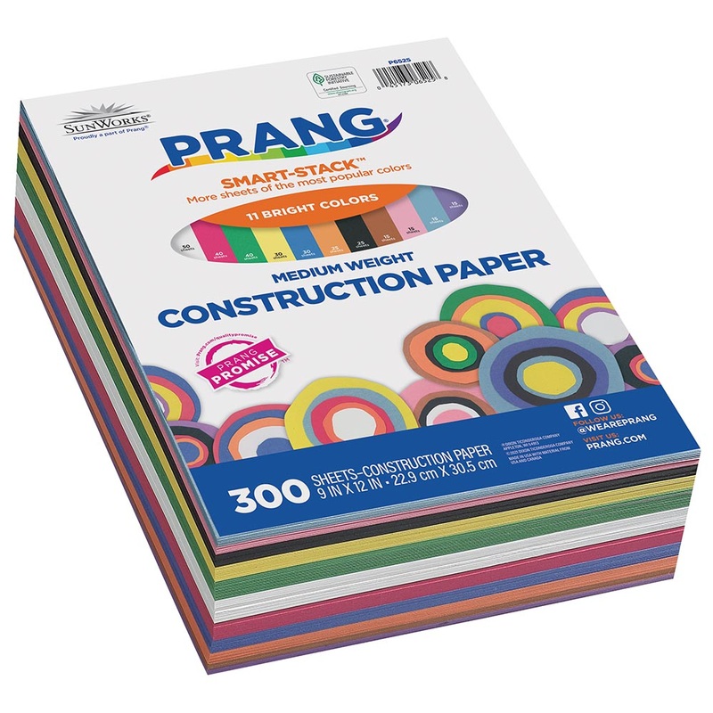Prang Construction Paper Smart-Stack