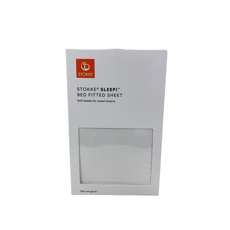 Stokke Sleepi Fitted Sheet, V3, White