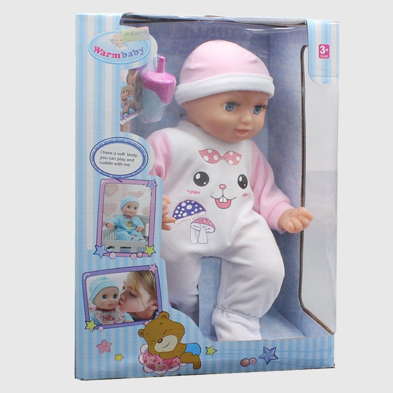 Warm Baby Doll – White and Pink