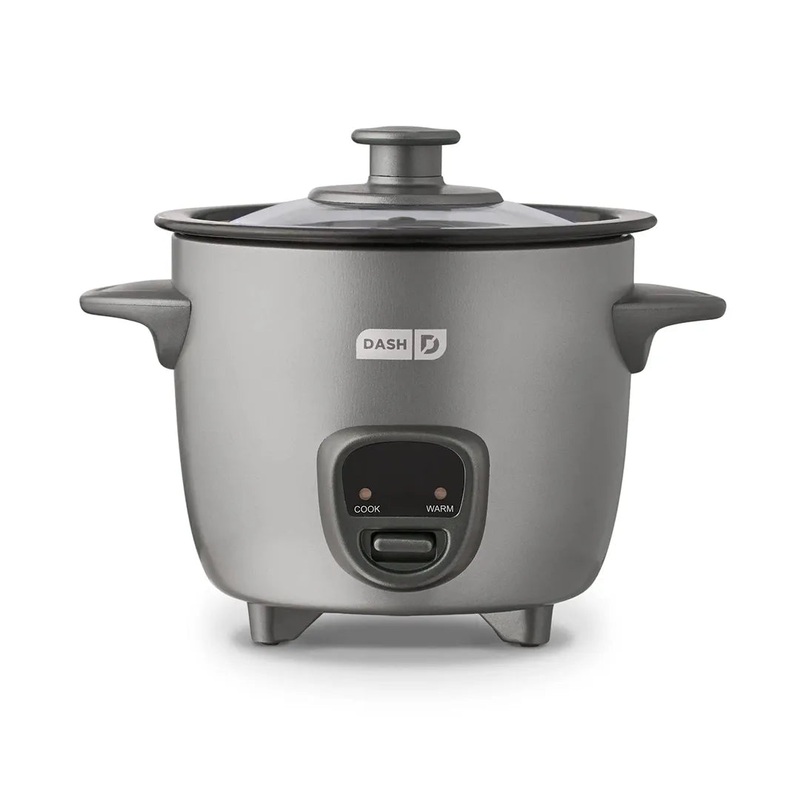 2-Cup Electric Mini Rice Cooker – Graphite