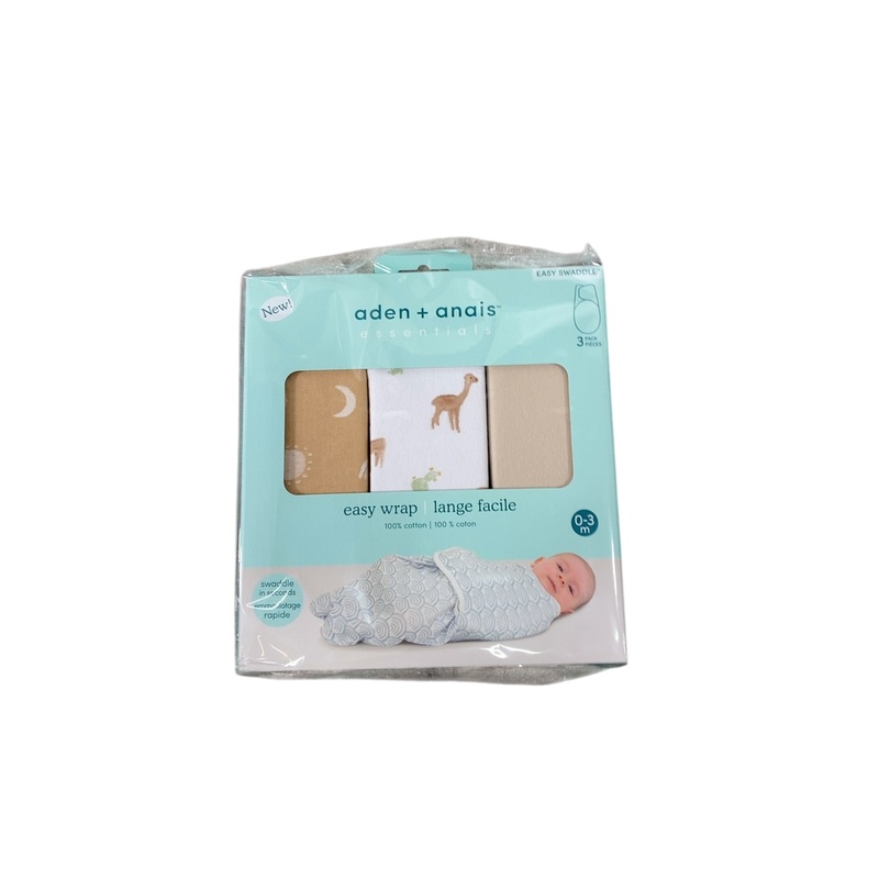 Aden + Anais Essentials Easy Wrap Swaddle, 0-3 Months, Desert Sun