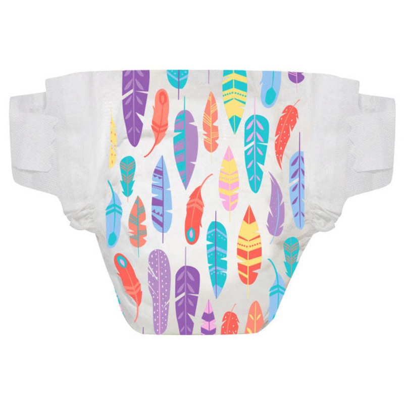 The Honest Company Diaper Pack – Painted Feathers – Size 3 (16-28 lbs)