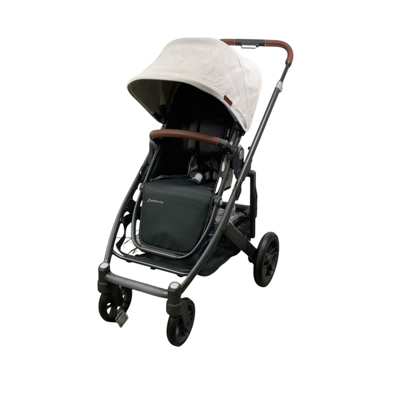 UPPAbaby CRUZ V2 Stroller, 2023, Anthony(White and Grey Chenille)