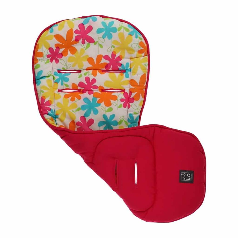 Long Stroller Mat Flower Rainbow
