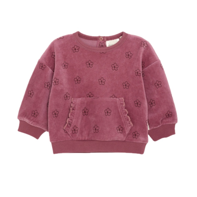 Minymo Velour Track Set – Deco Rose