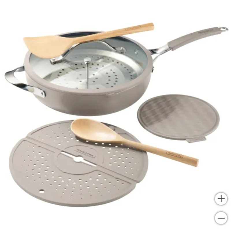7 Piece Ceramic Nonstick All in One Plus Pan Set