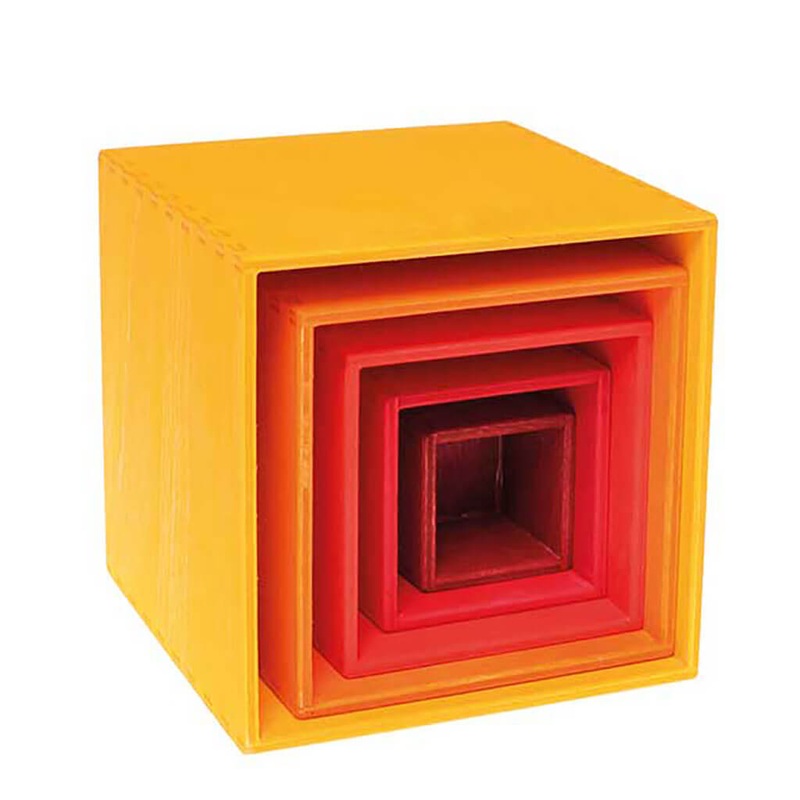 Authentic Grimm’s Small Stacking Boxes Set Lollipop