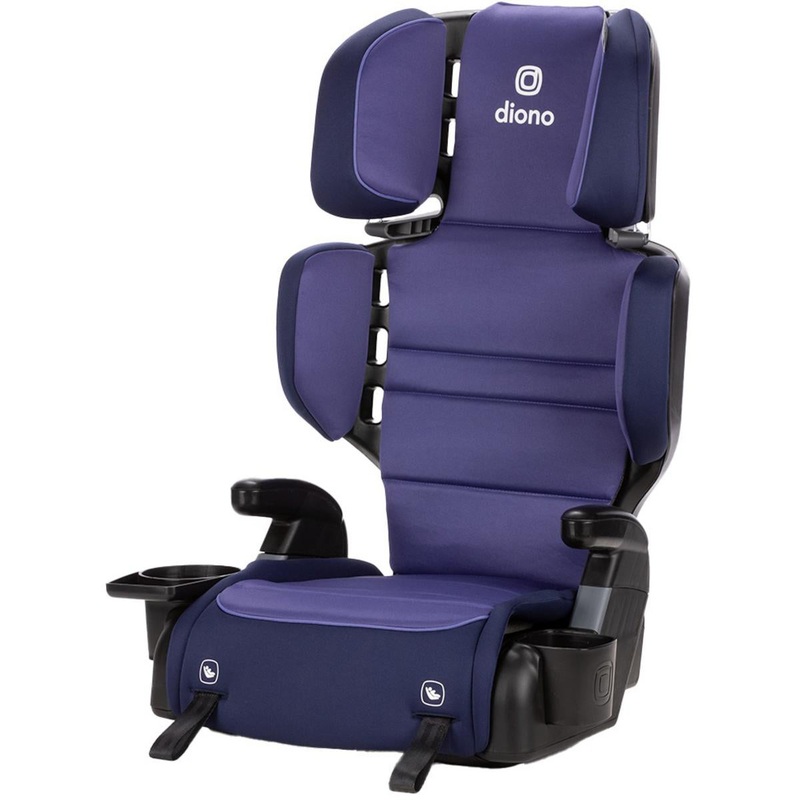 Diono Connect3 RXT 2-in-1 High Back Belt Positioning Booster Car Seat – Purple Wildberry