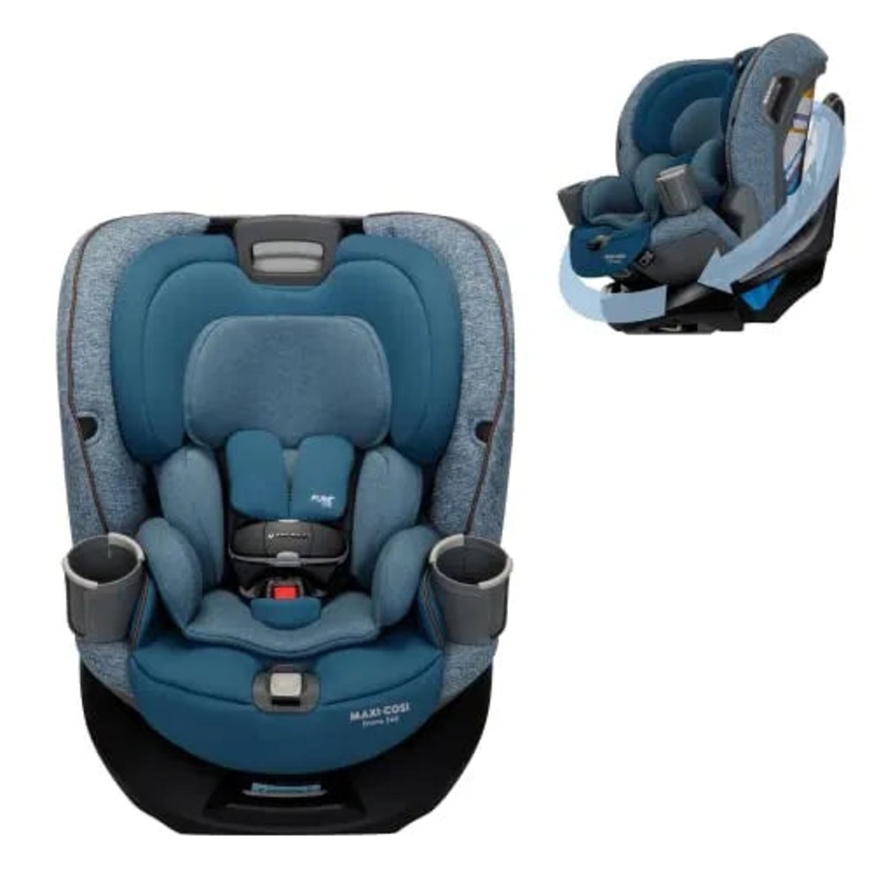 Emme 360 Rotating All-in-One Convertible Car Seat – Pacific Wonder (See Description)
