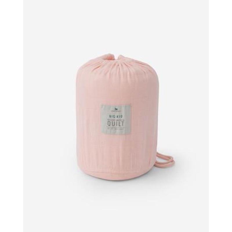 Little Unicorn Big Kid Deluxe Muslin Quilt – Blush