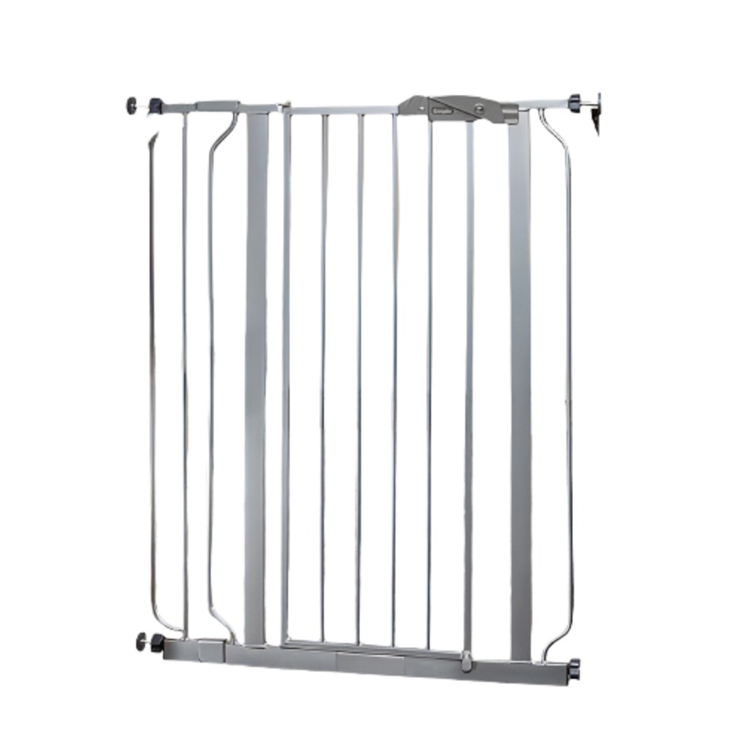 Regalo Easy Step 38.5-Inch Extra Wide Walk Thru Baby Gate, Platinum
