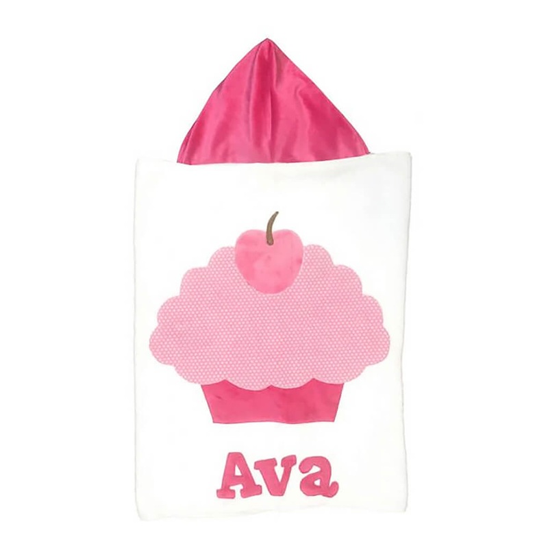 Towel – Pink/Glitter Pink/Cup Cakes