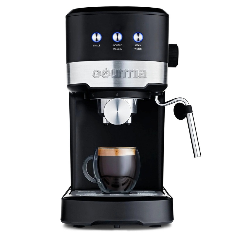 15 Bar Espresso Maker with Powerful Frothing Wand  Black: 1500W, 30oz Capacity, Electric, Hand Wash