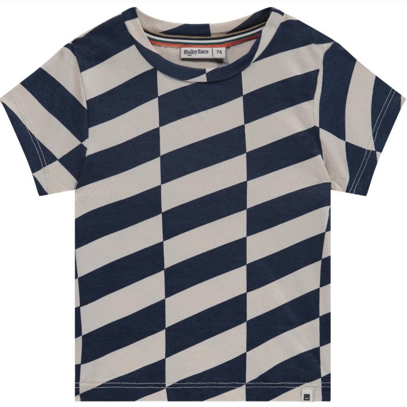 Babyface – Striped Tee – Navy