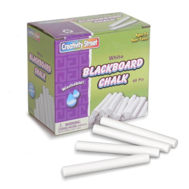 Blackboard Chalk, White, 60, pieces(DISC)
