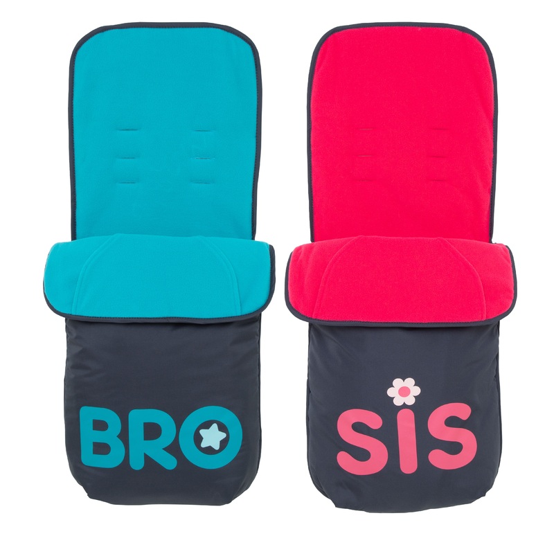 Cosatto Twin Footmuffs Bundle Bro N Sis Too