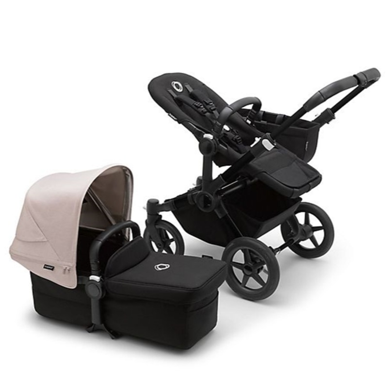 Donkey 5 Mono Stroller – Misty White & Black Frame