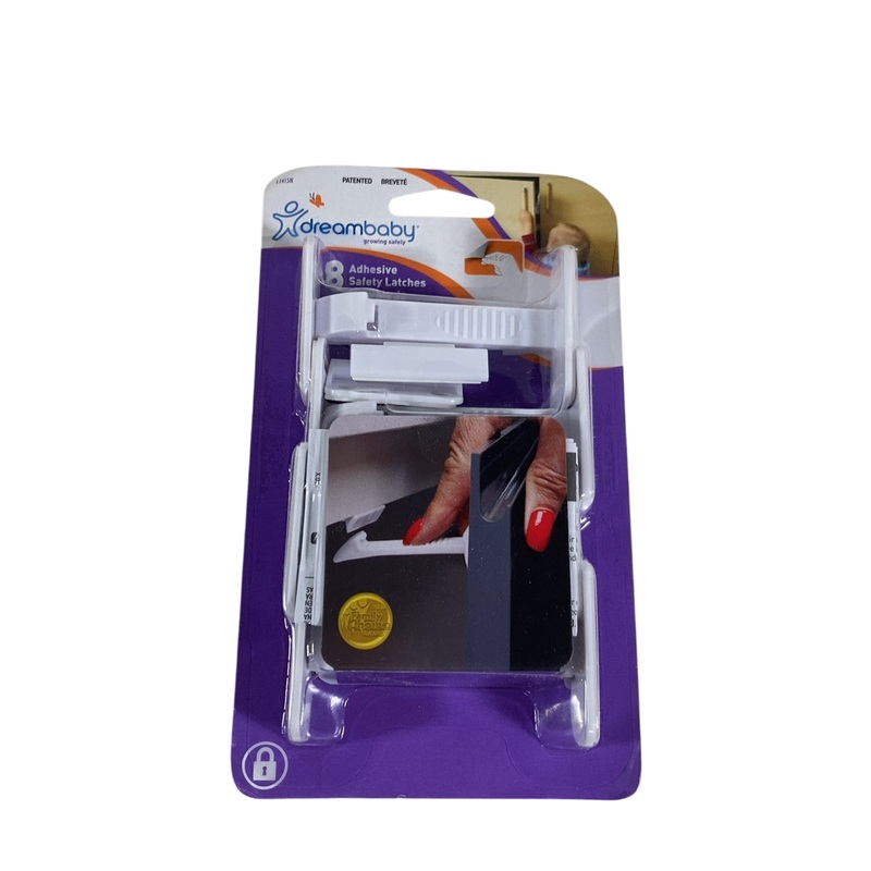 Dreambaby Adhesive Safety Latches, 8 Ct