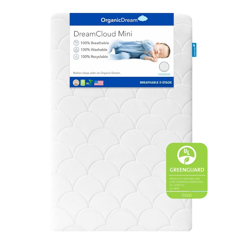 DreamCloud Mini 2-Stage Crib Mattress