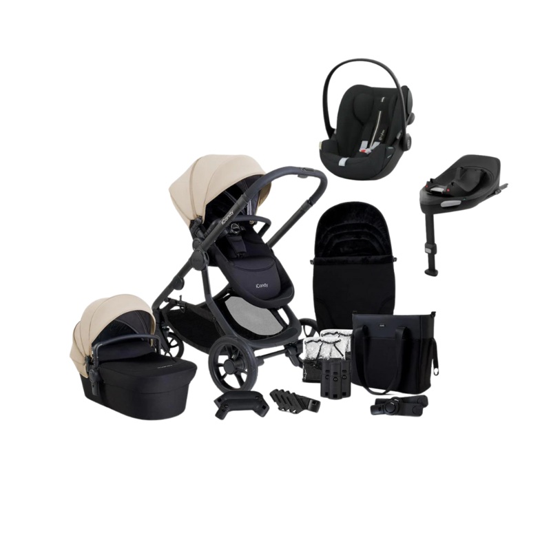iCandy Orange 4 Travel System with Cybex Cloud G & Base  – Latte