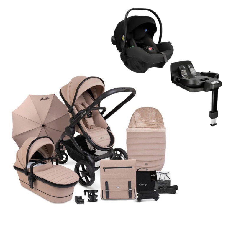iCandy Peach 7 + Avionaut Pixel 2.0 with Rotating Base Travel System Bundle – Cookie