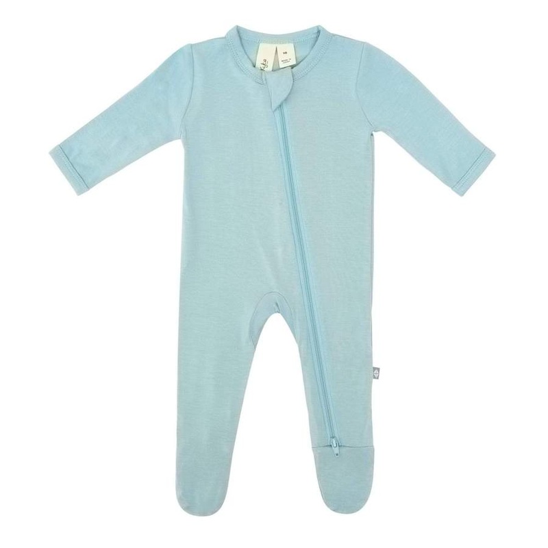Kyte Baby Zippered Footie – Seafoam (Newborn)