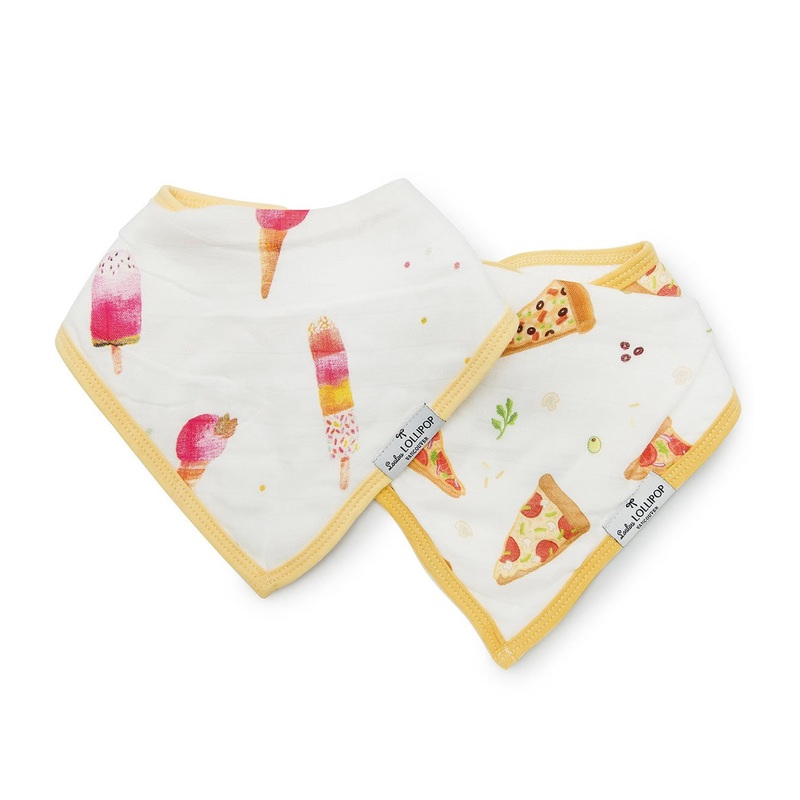 Loulou Lollipop Luxe Muslin Bandana Bib Set – Kawaii 2