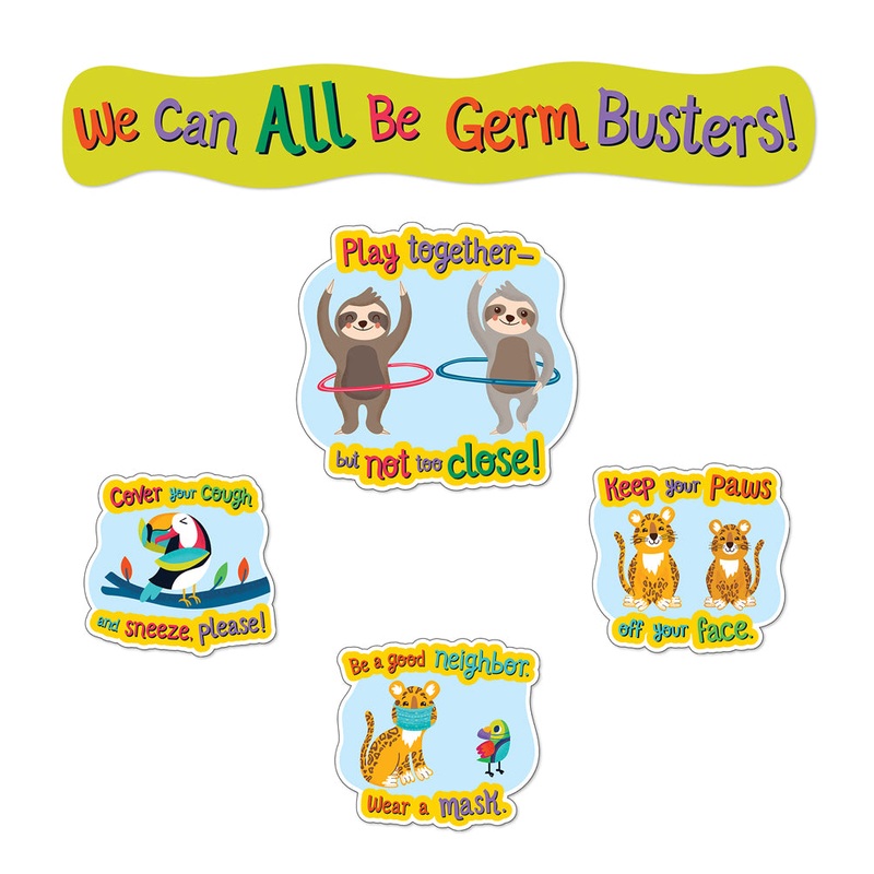 One World Germ Busters Bulletin Board Set