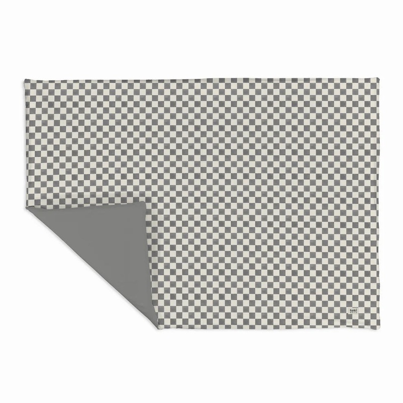 Toki Kids Epic Padded Play Mat 60″ x 84″, Checker Pepper
