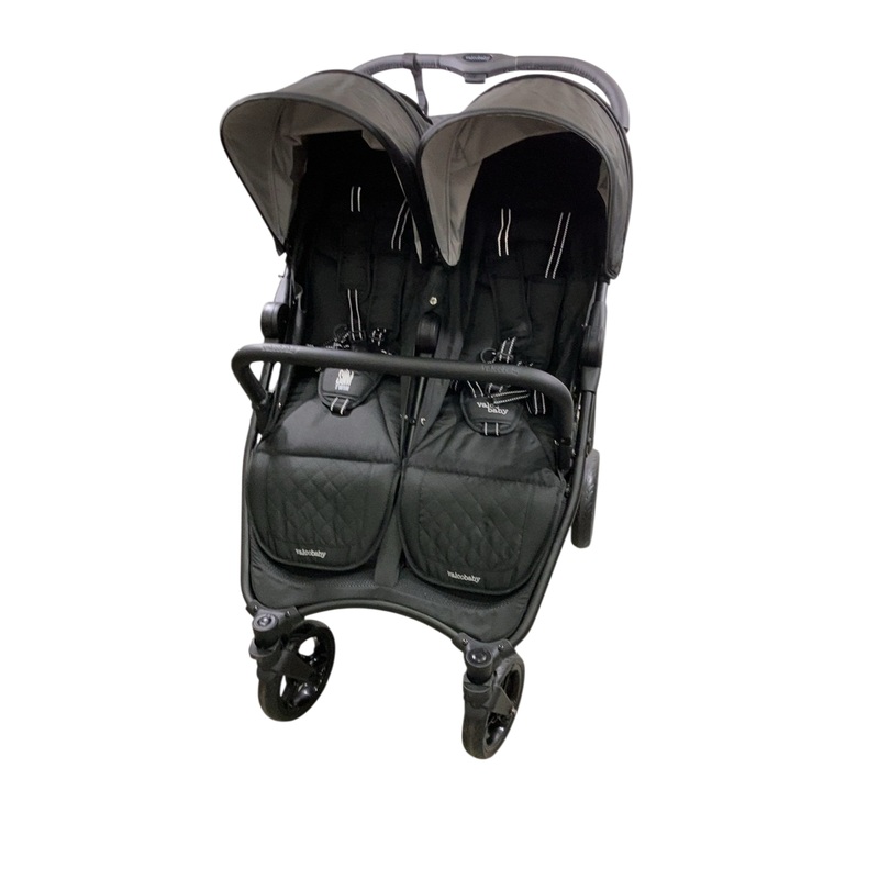 Valco Baby Slim Twin Stroller, Licorice Black, 2024