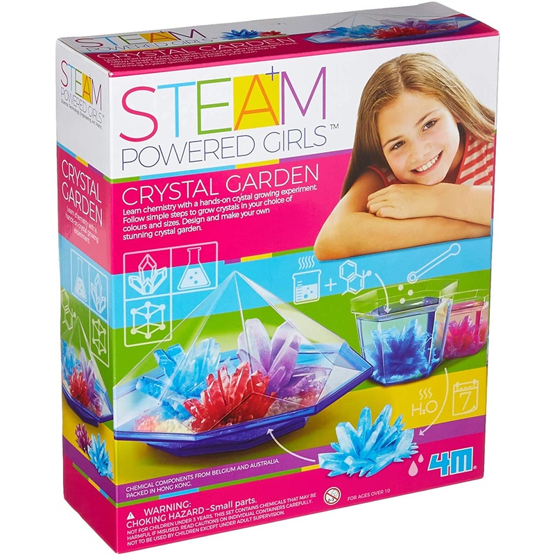 4M Steam Powered Girls Crystal Garden