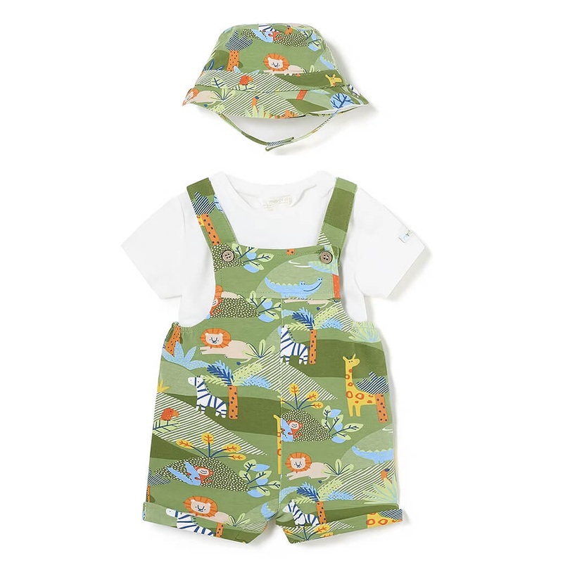 Dungaree Set with Hat