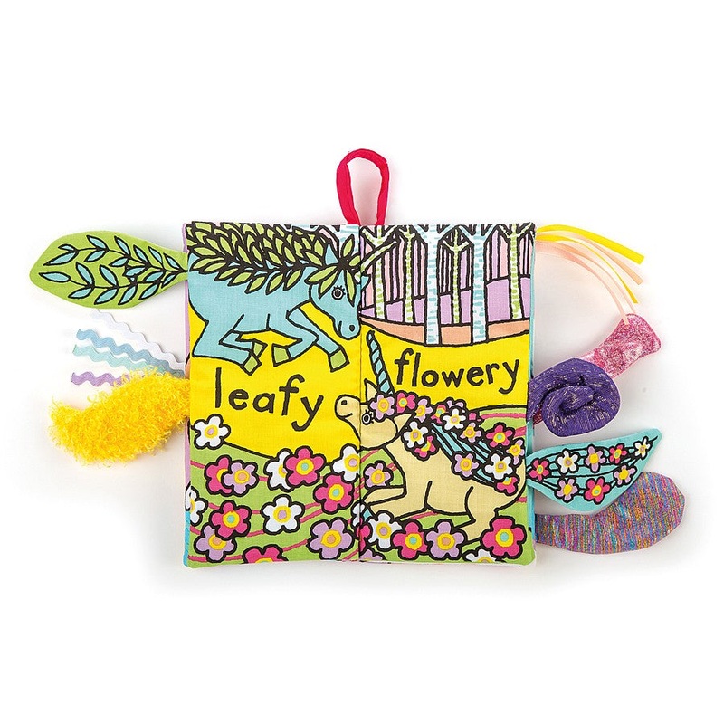Jellycat Unicorn Tails Book