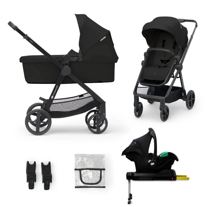 Kinderkraft NEWLY 4-in-1 Travel System – Classic Black