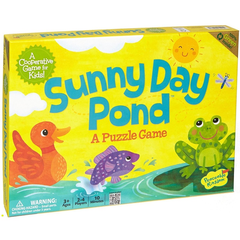 Peaceable Kingdom Sunny Day Pond Puzzle Game