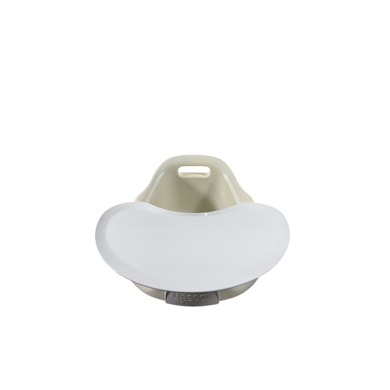 Upseat Baby Floor & Booster Seat with Tray, Coconut