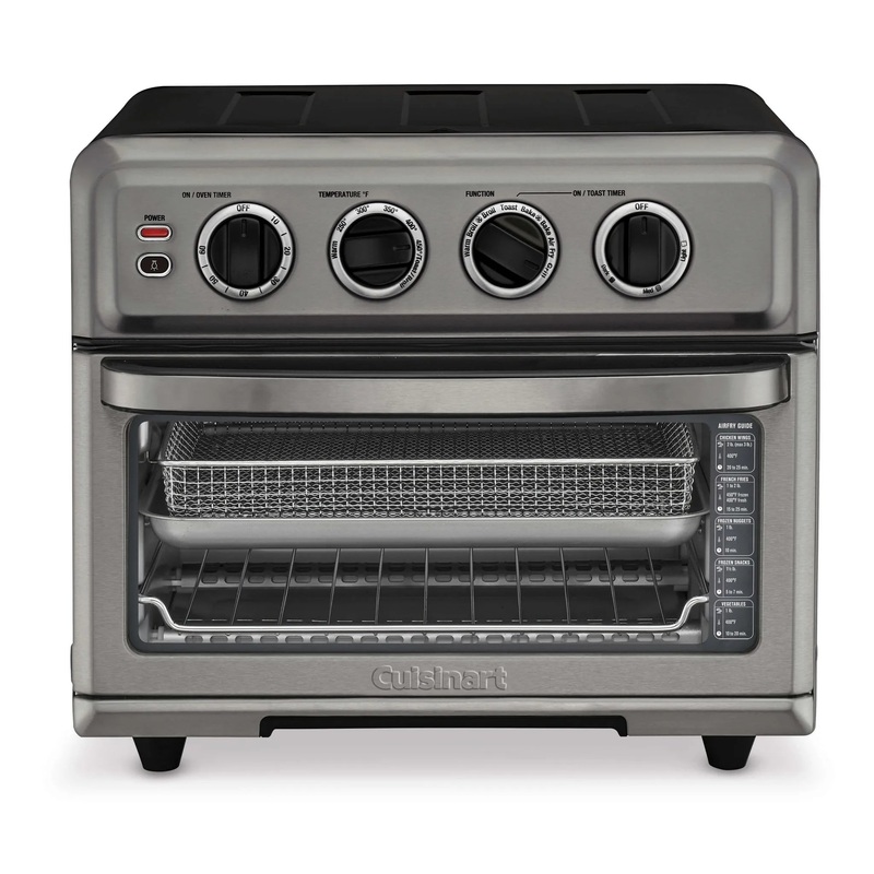 18qt. Air Fryer Toaster Oven with Grill- Slate Black